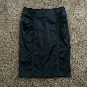 Satin pencil skirt by A.Byer